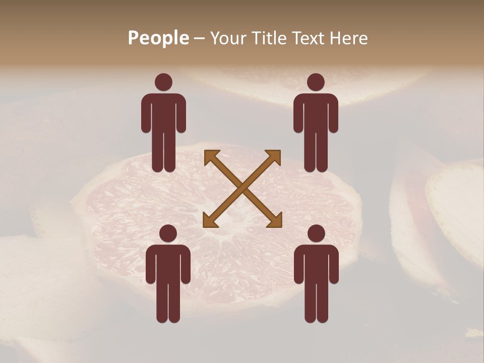 Cuchillo Mandarina Cuchillos PowerPoint Template