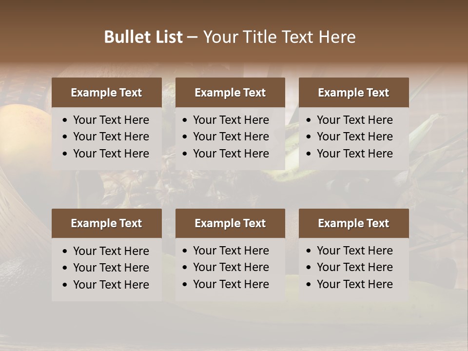 Mango Esotica Verde PowerPoint Template