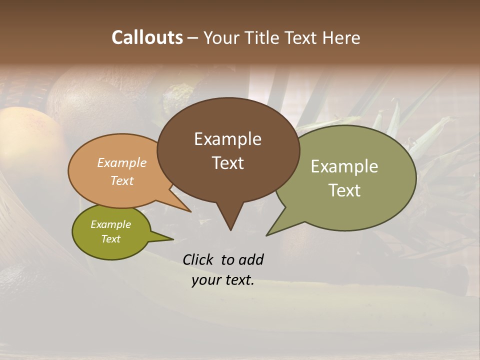 Mango Esotica Verde PowerPoint Template