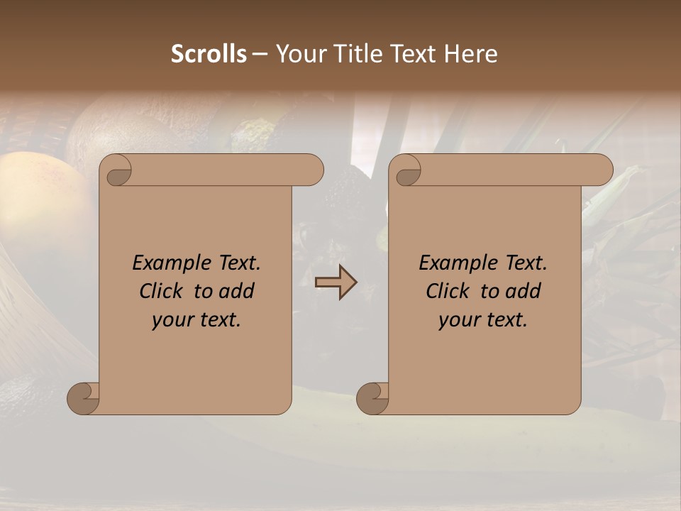 Mango Esotica Verde PowerPoint Template