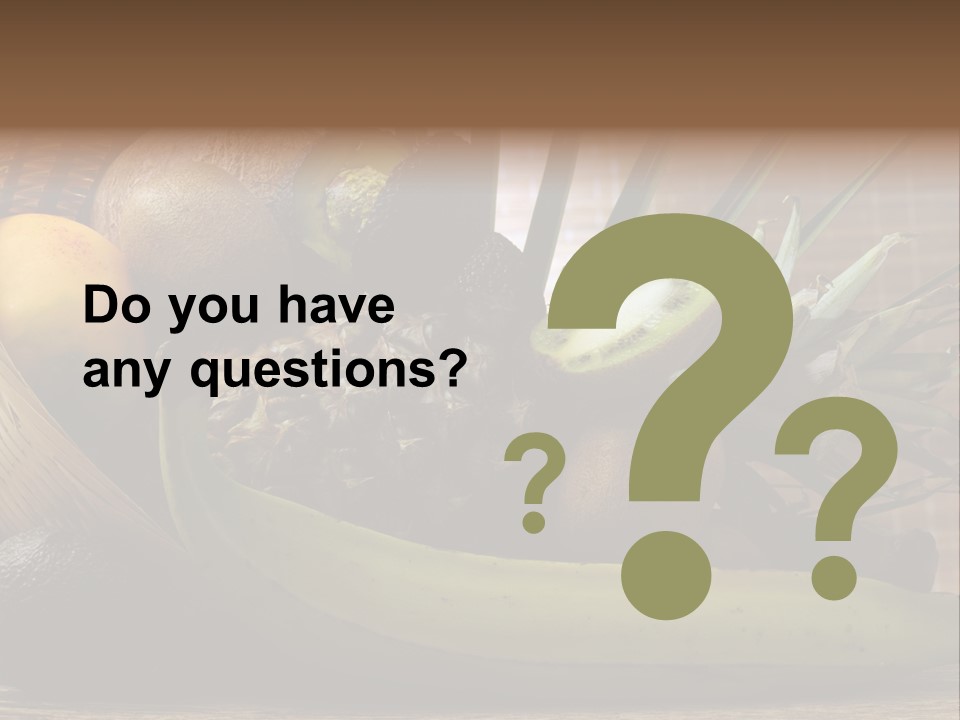 Mango Esotica Verde PowerPoint Template