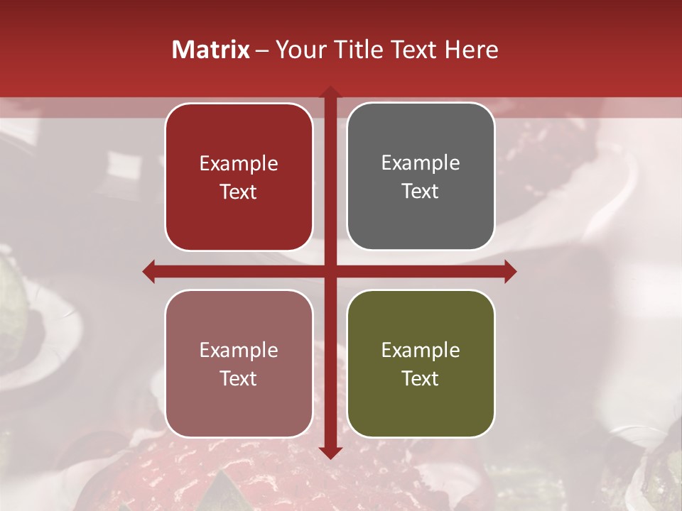 Lavare Fragole Frutti Di Bosco PowerPoint Template