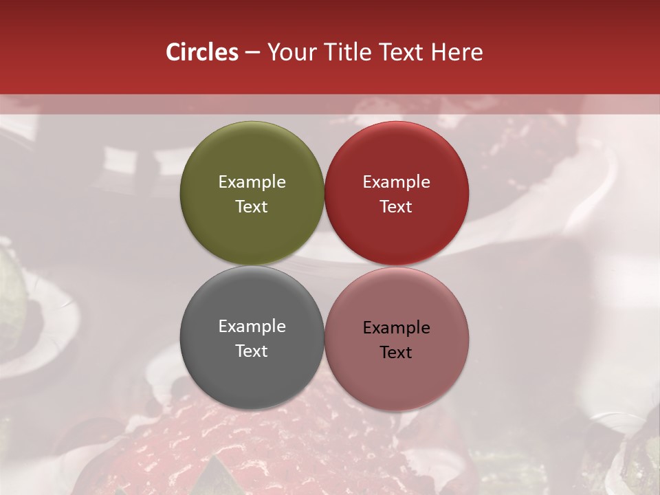 Lavare Fragole Frutti Di Bosco PowerPoint Template