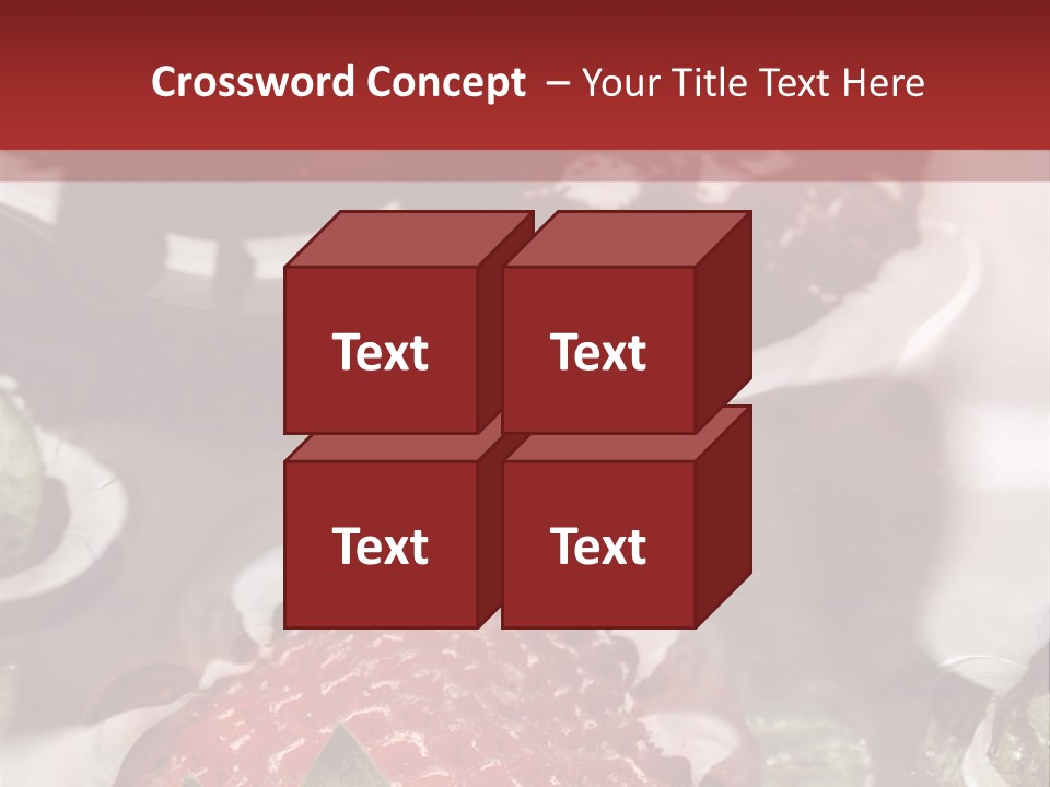 Lavare Fragole Frutti Di Bosco PowerPoint Template