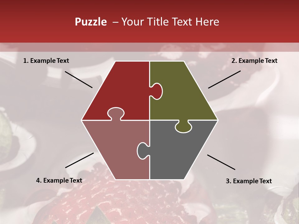 Lavare Fragole Frutti Di Bosco PowerPoint Template