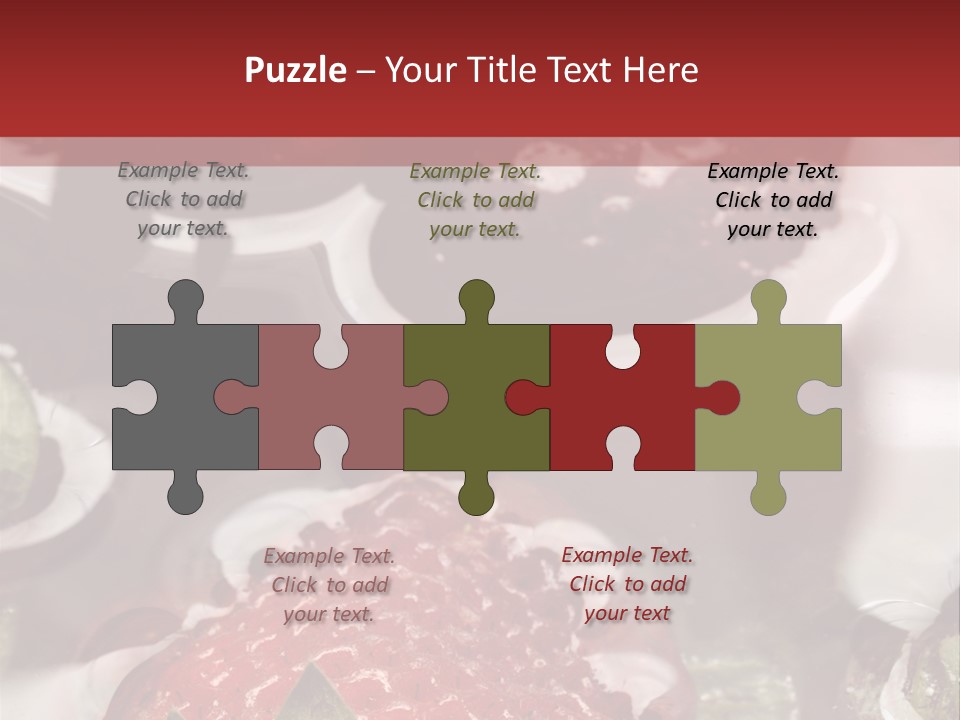 Lavare Fragole Frutti Di Bosco PowerPoint Template