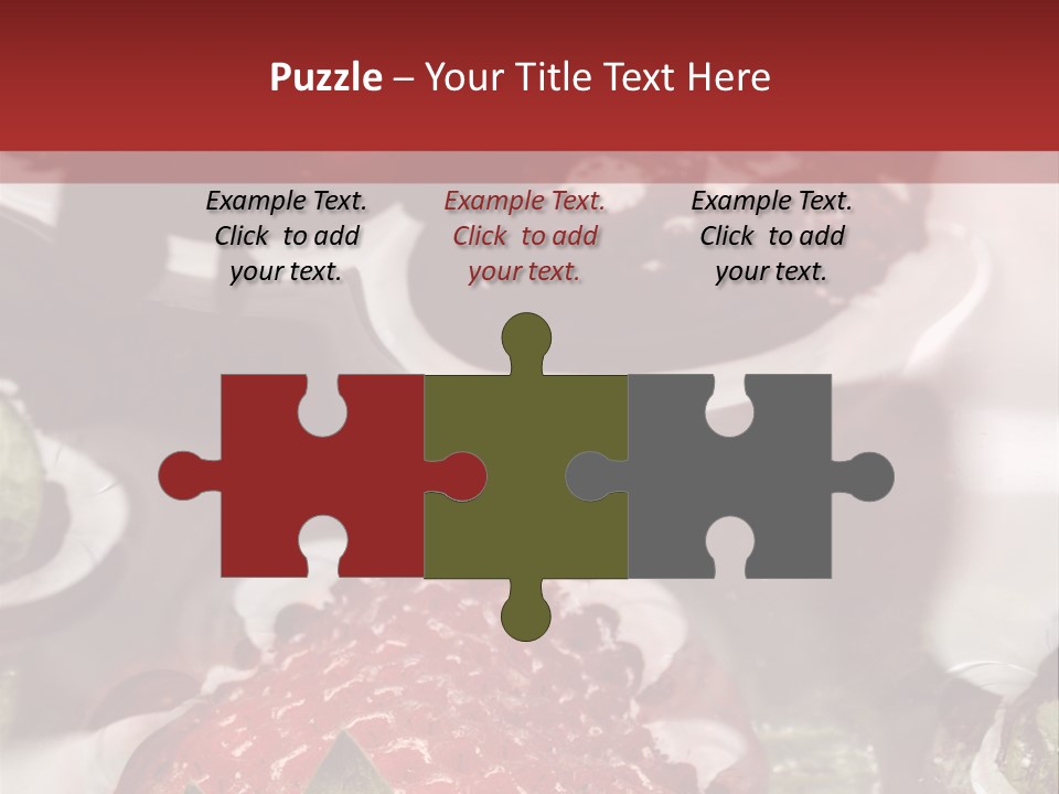 Lavare Fragole Frutti Di Bosco PowerPoint Template