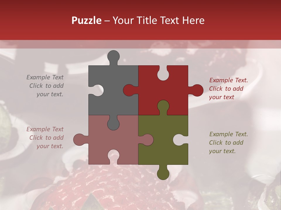 Lavare Fragole Frutti Di Bosco PowerPoint Template