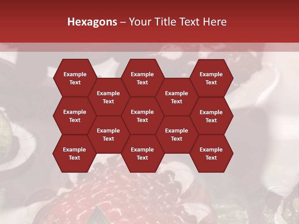 Lavare Fragole Frutti Di Bosco PowerPoint Template