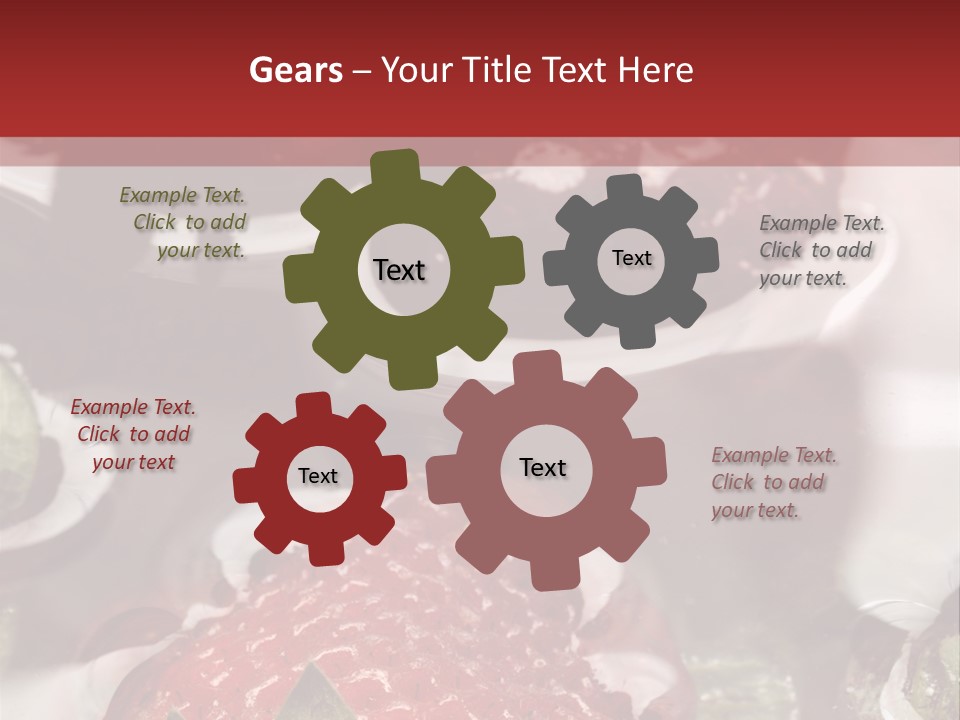 Lavare Fragole Frutti Di Bosco PowerPoint Template