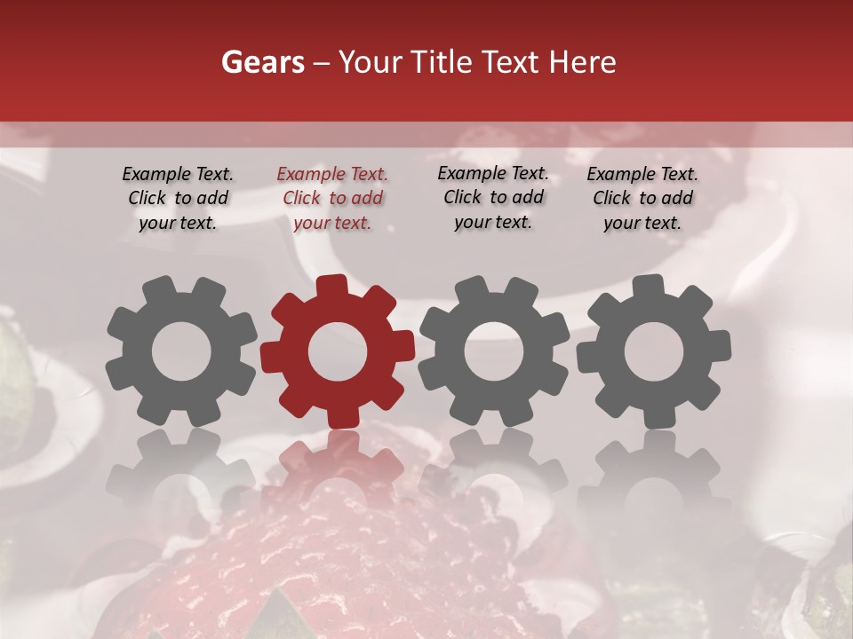 Lavare Fragole Frutti Di Bosco PowerPoint Template