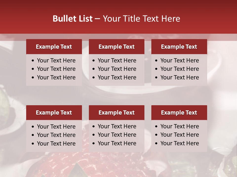 Lavare Fragole Frutti Di Bosco PowerPoint Template