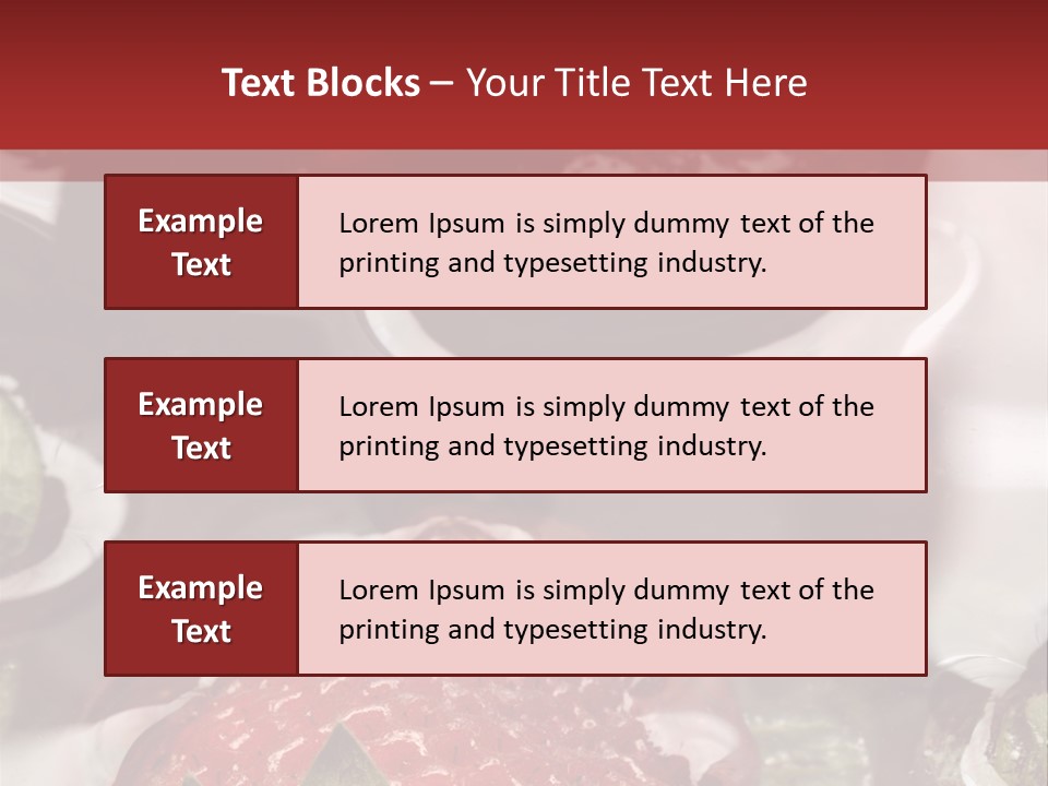 Lavare Fragole Frutti Di Bosco PowerPoint Template