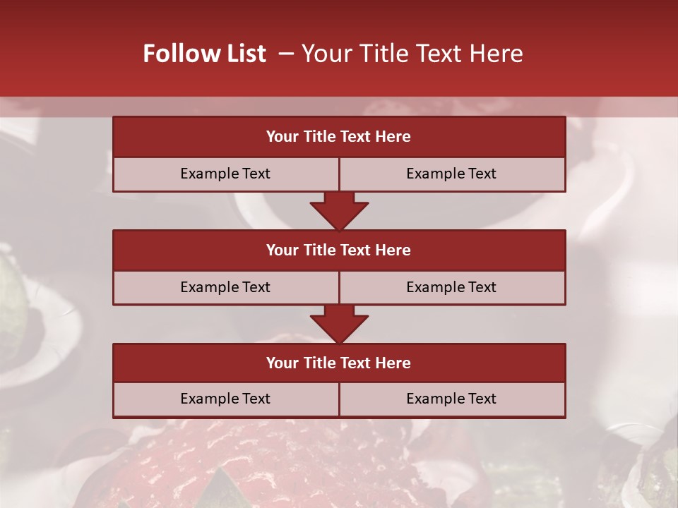 Lavare Fragole Frutti Di Bosco PowerPoint Template