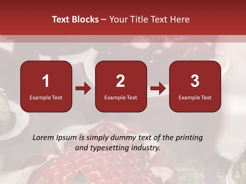 Lavare Fragole Frutti Di Bosco PowerPoint Template