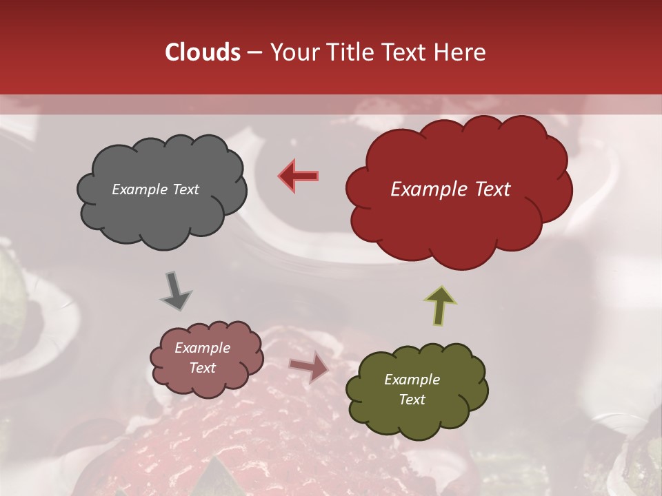 Lavare Fragole Frutti Di Bosco PowerPoint Template