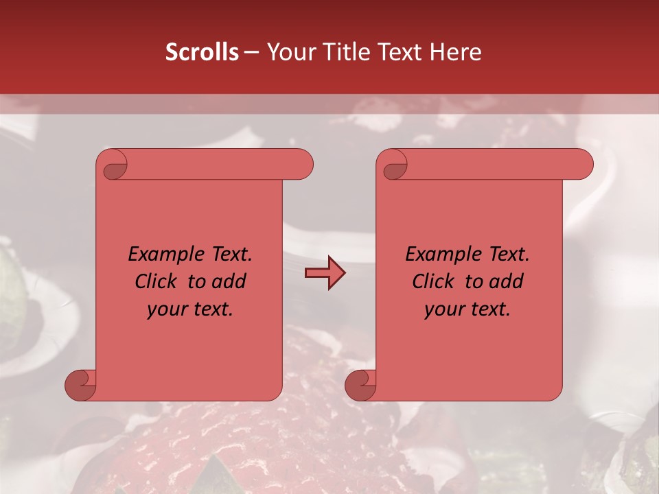 Lavare Fragole Frutti Di Bosco PowerPoint Template