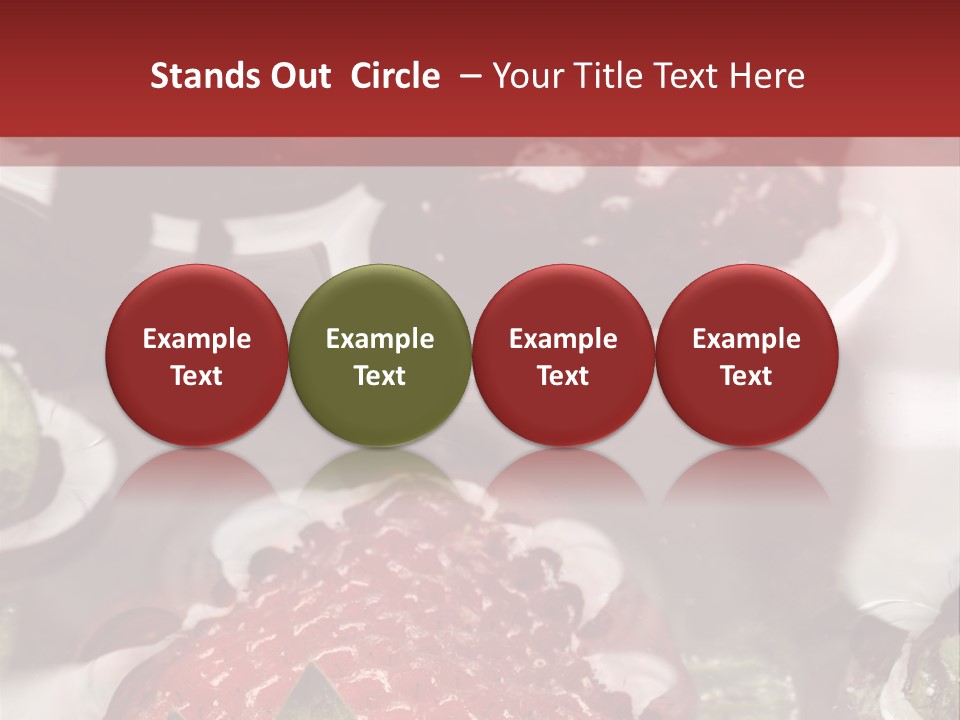 Lavare Fragole Frutti Di Bosco PowerPoint Template