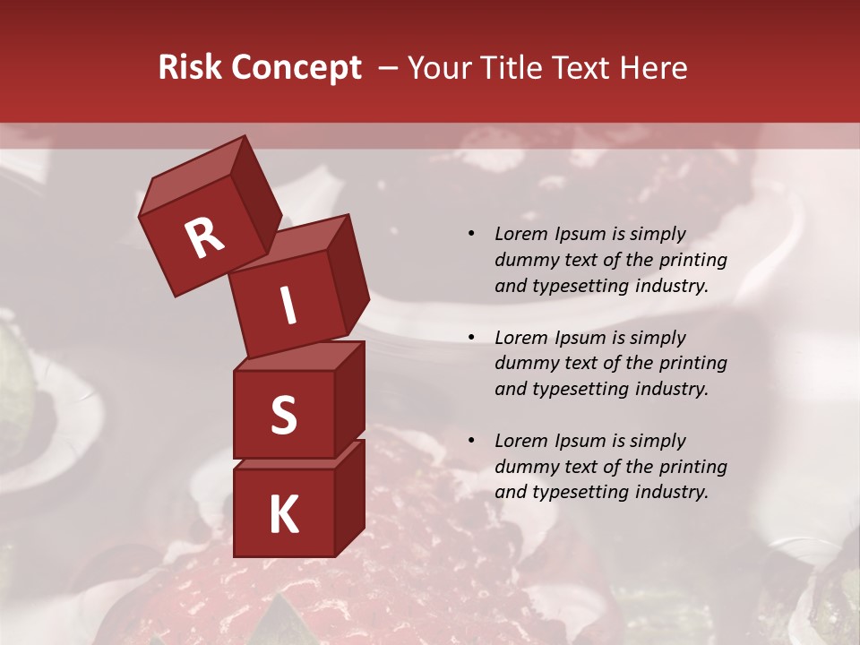 Lavare Fragole Frutti Di Bosco PowerPoint Template