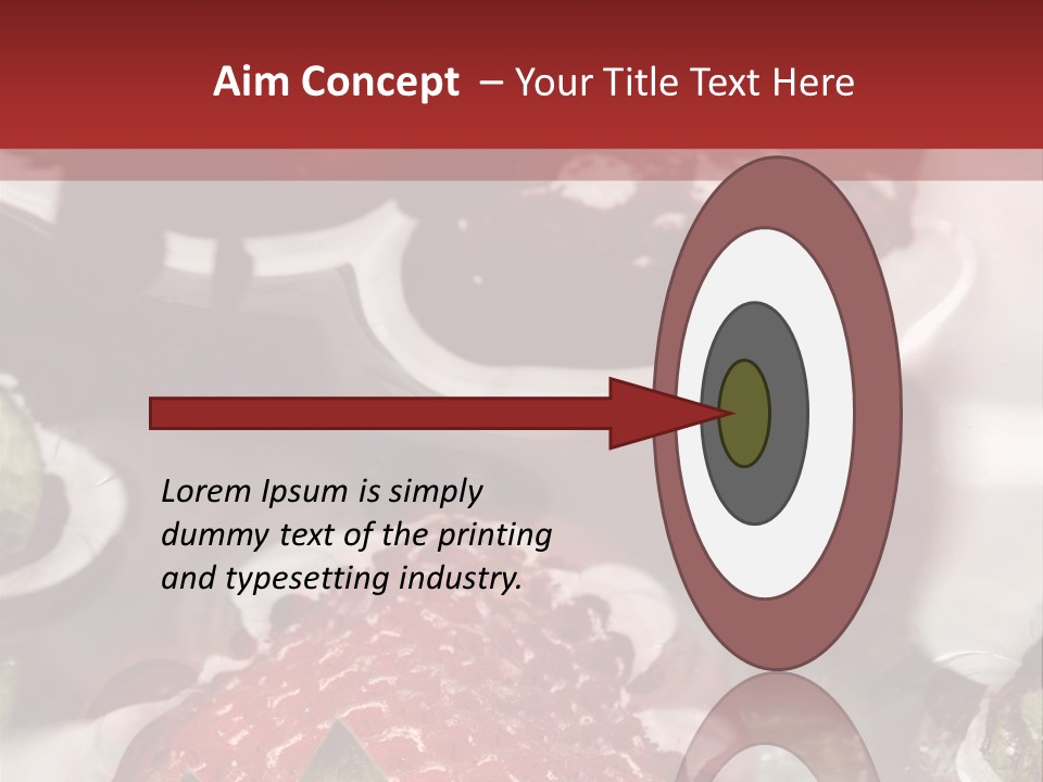 Lavare Fragole Frutti Di Bosco PowerPoint Template