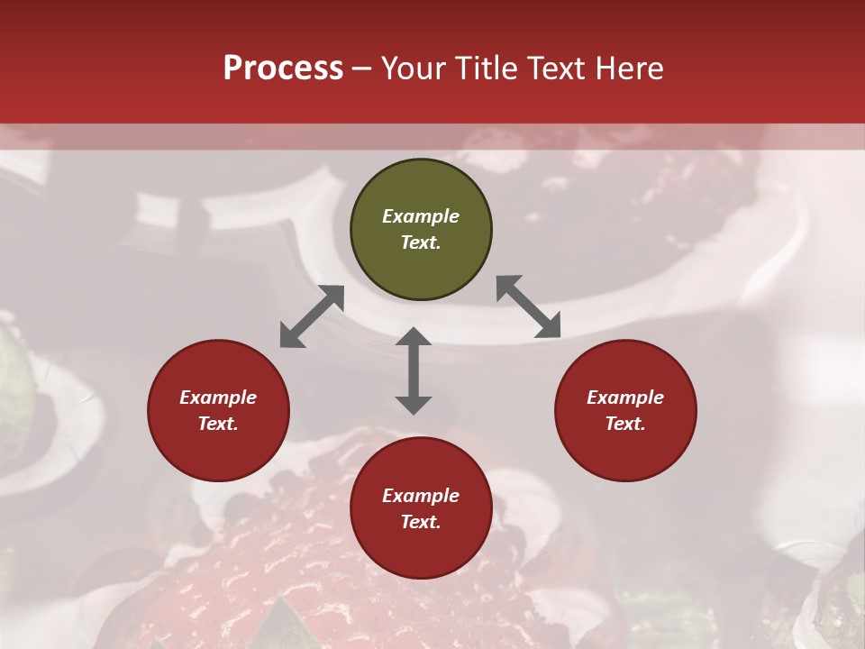 Lavare Fragole Frutti Di Bosco PowerPoint Template