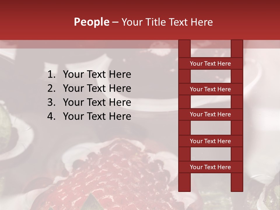 Lavare Fragole Frutti Di Bosco PowerPoint Template