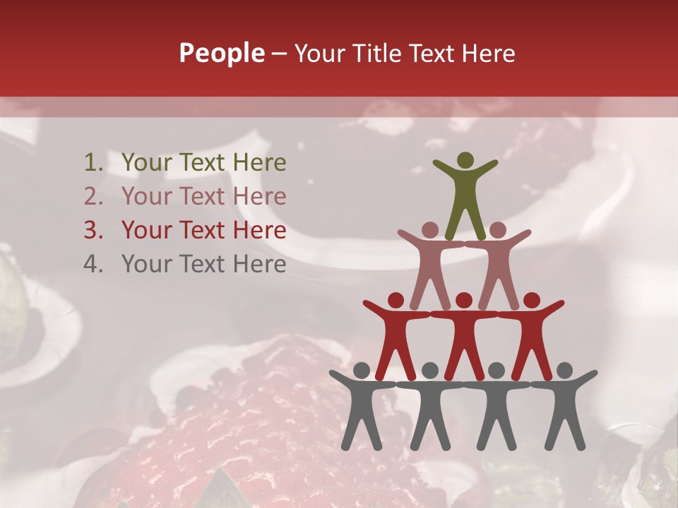 Lavare Fragole Frutti Di Bosco PowerPoint Template