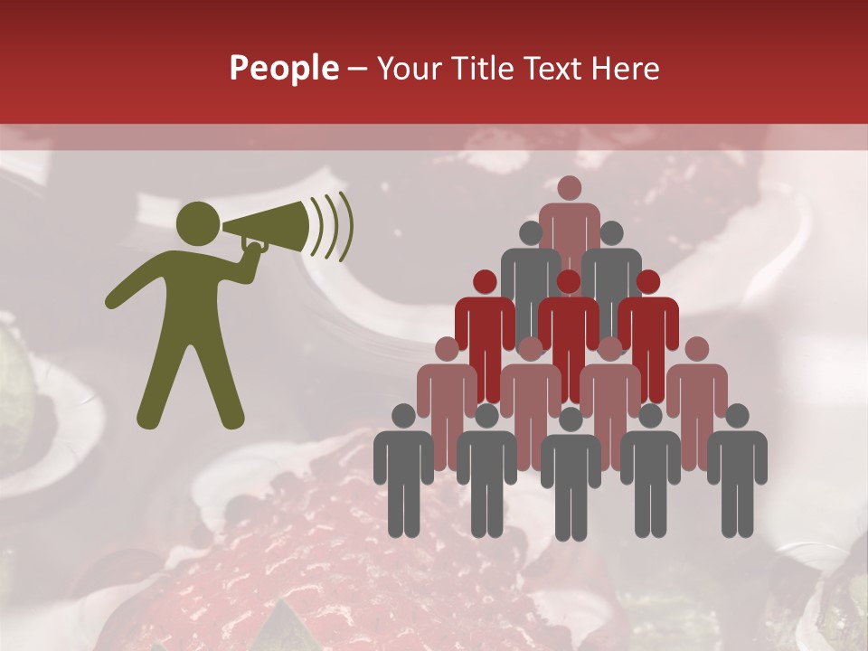 Lavare Fragole Frutti Di Bosco PowerPoint Template