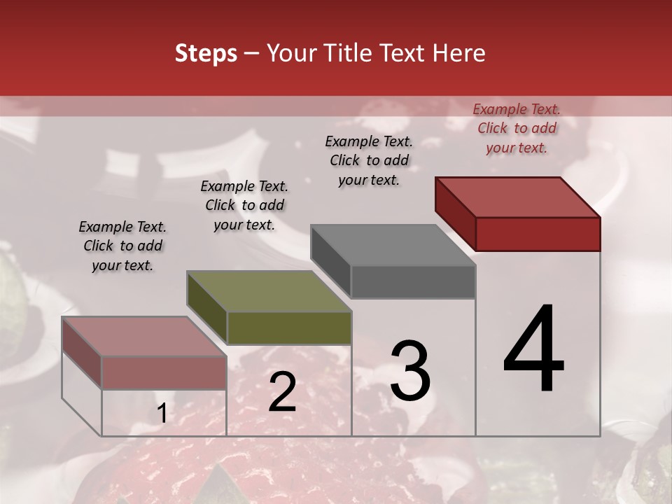 Lavare Fragole Frutti Di Bosco PowerPoint Template