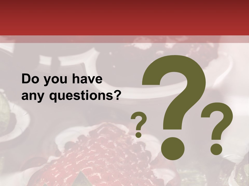 Lavare Fragole Frutti Di Bosco PowerPoint Template