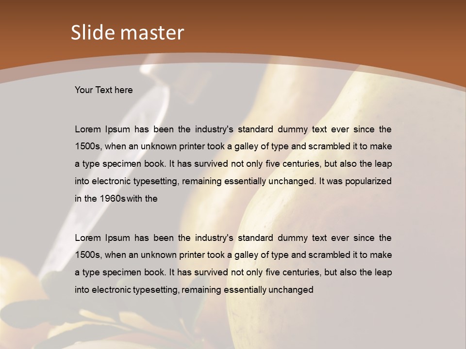 Pere Formaggio Pasto PowerPoint Template