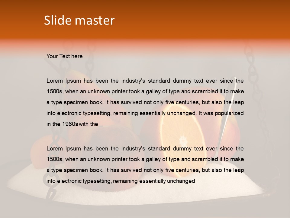 Cucharadita Postre Dulce PowerPoint Template