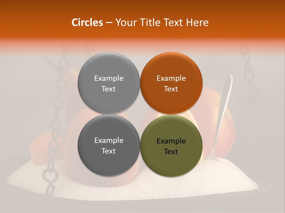 Cucharadita Postre Dulce PowerPoint Template