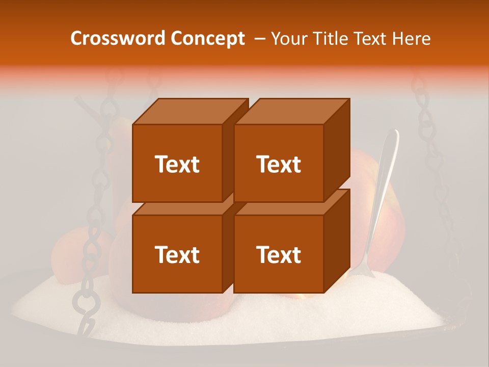 Cucharadita Postre Dulce PowerPoint Template