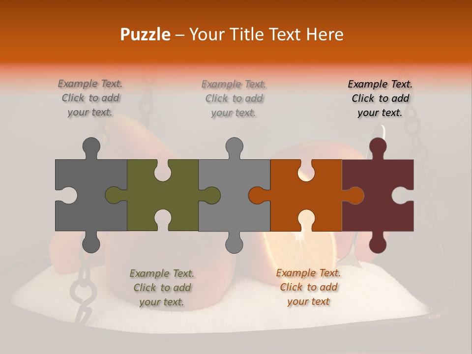 Cucharadita Postre Dulce PowerPoint Template