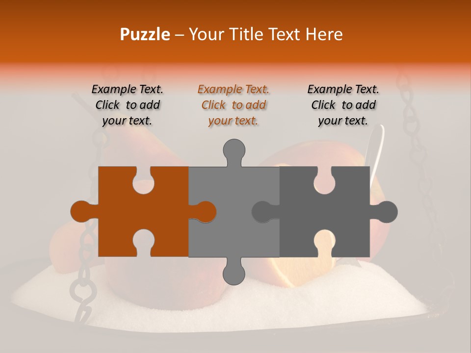 Cucharadita Postre Dulce PowerPoint Template