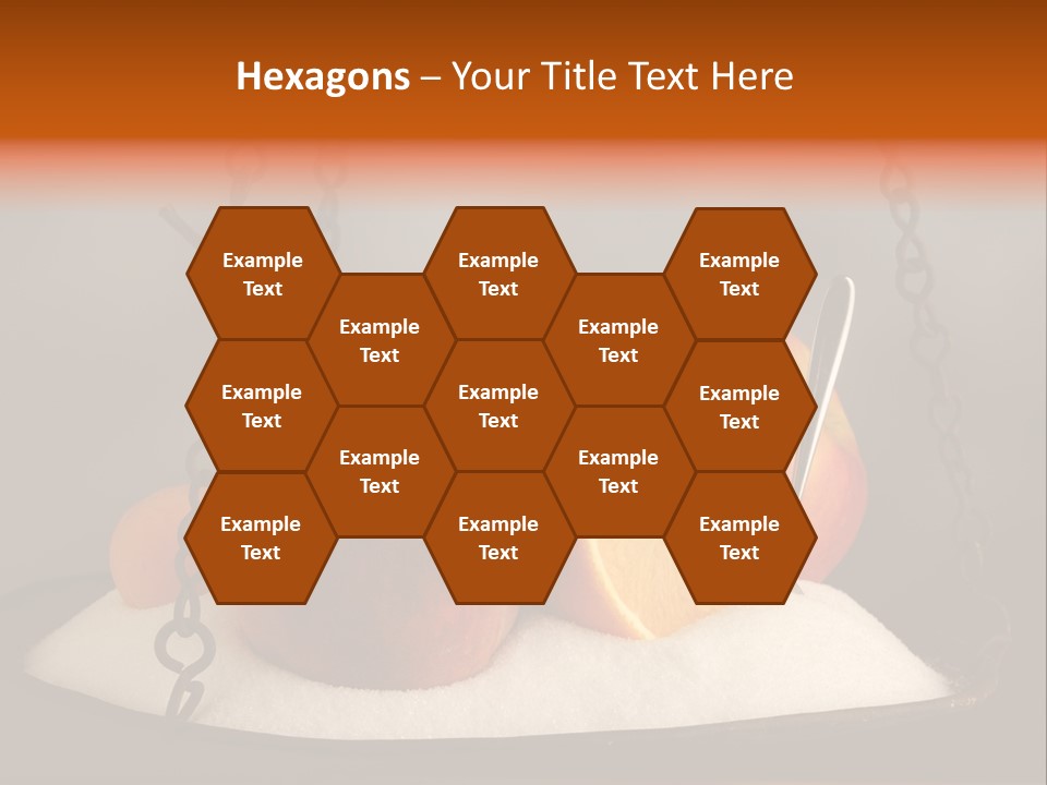 Cucharadita Postre Dulce PowerPoint Template