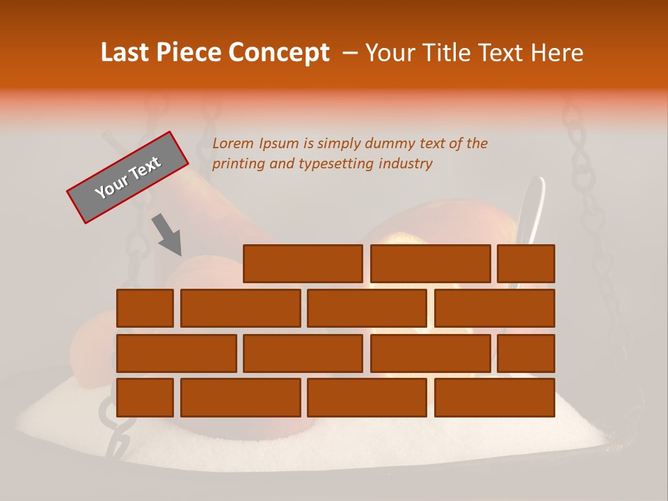 Cucharadita Postre Dulce PowerPoint Template