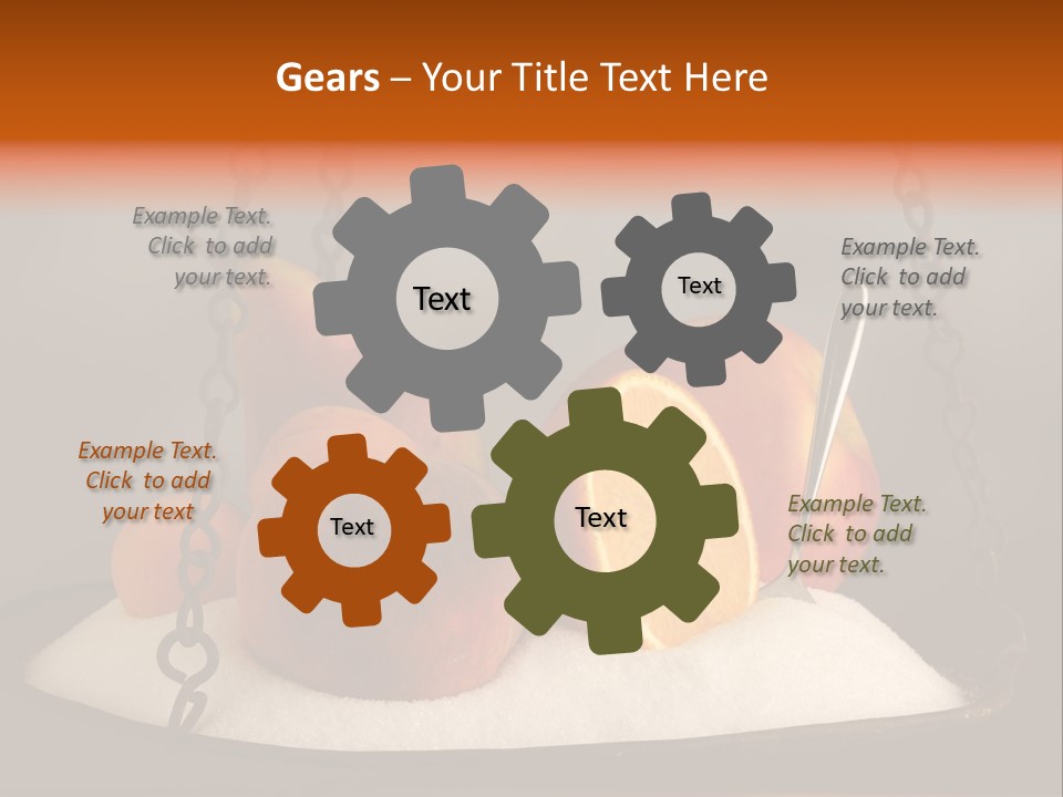 Cucharadita Postre Dulce PowerPoint Template