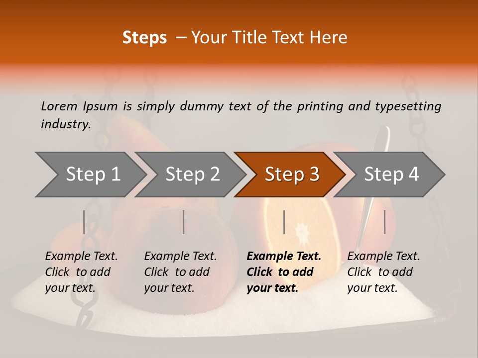 Cucharadita Postre Dulce PowerPoint Template