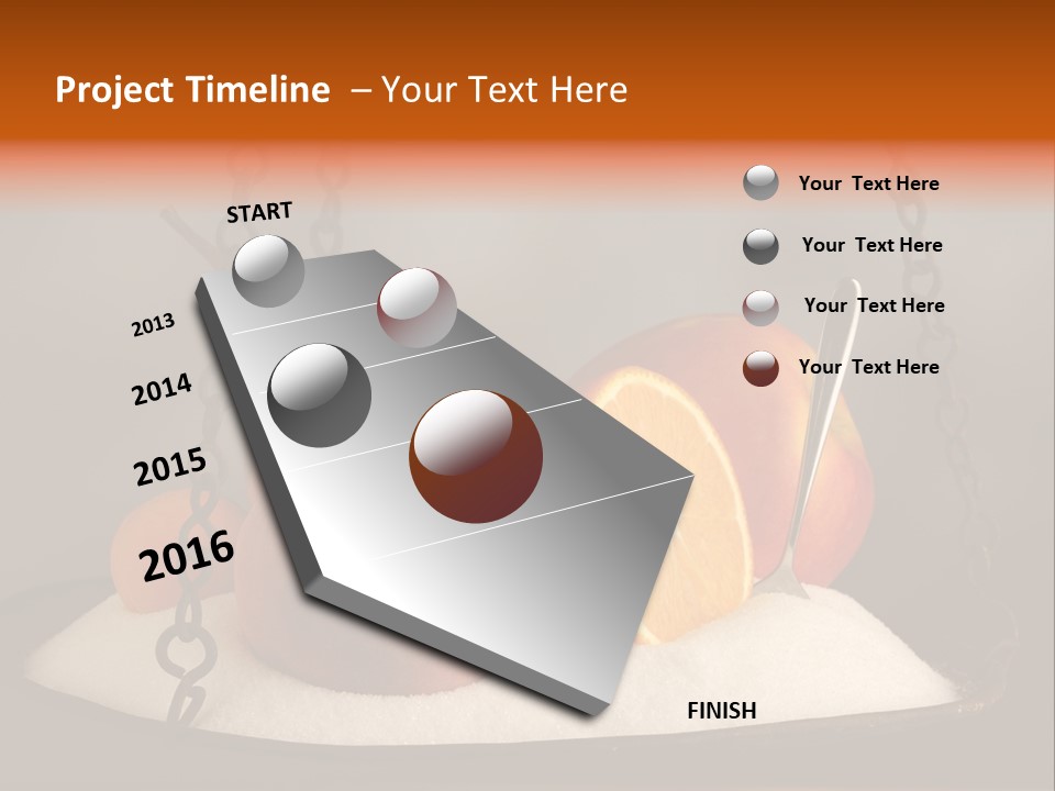 Cucharadita Postre Dulce PowerPoint Template