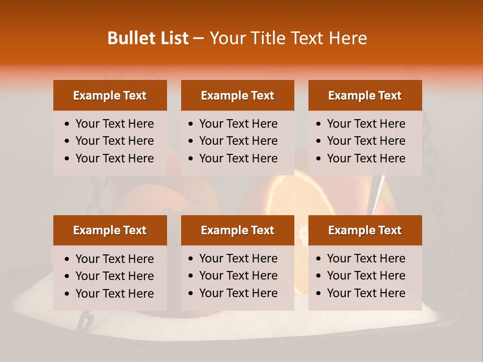 Cucharadita Postre Dulce PowerPoint Template