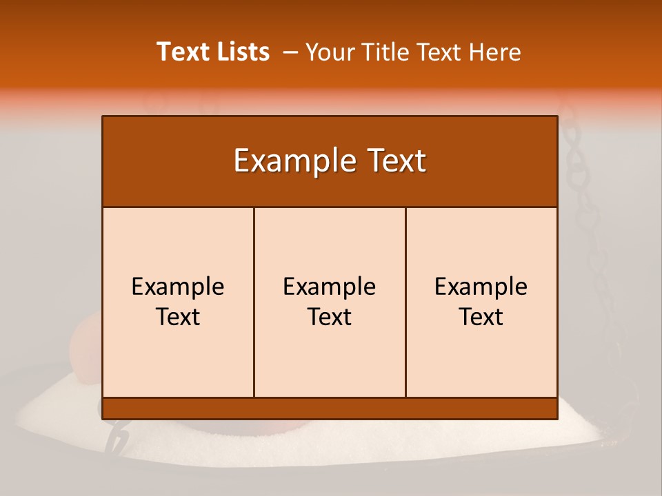Cucharadita Postre Dulce PowerPoint Template