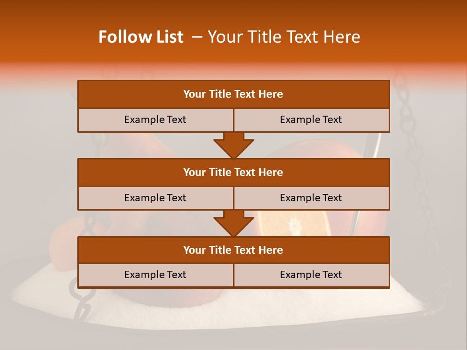 Cucharadita Postre Dulce PowerPoint Template