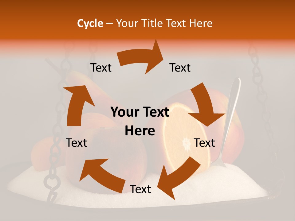 Cucharadita Postre Dulce PowerPoint Template