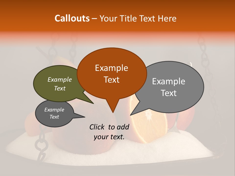 Cucharadita Postre Dulce PowerPoint Template