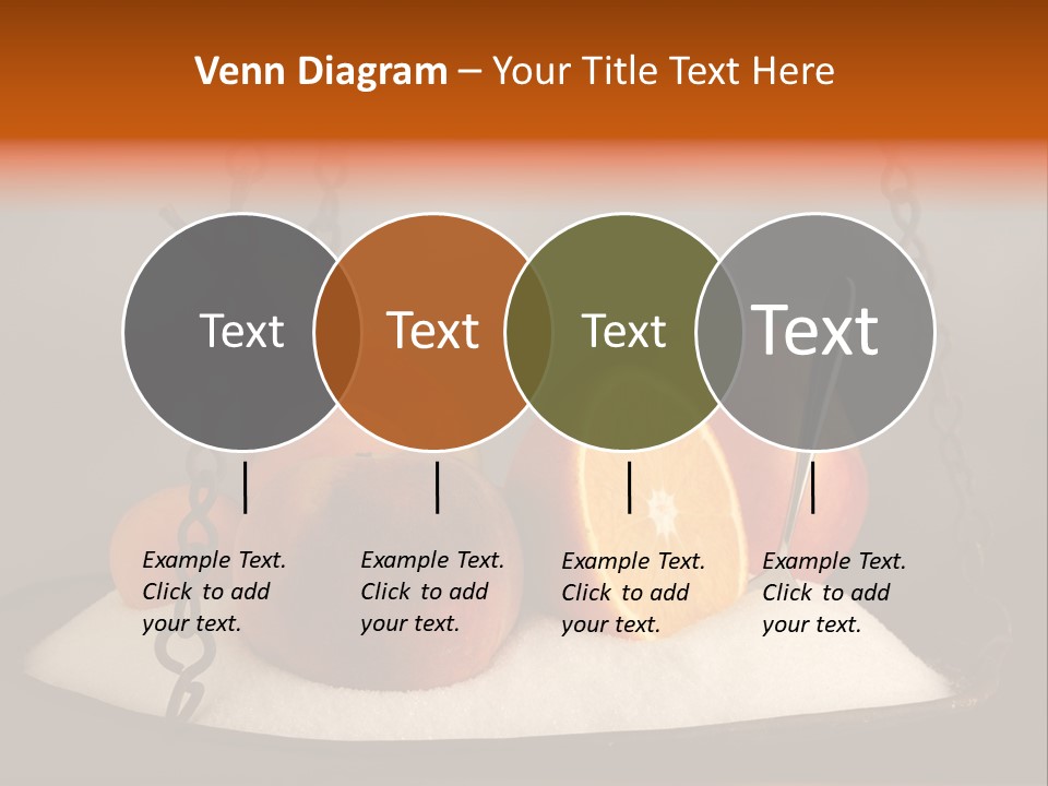 Cucharadita Postre Dulce PowerPoint Template