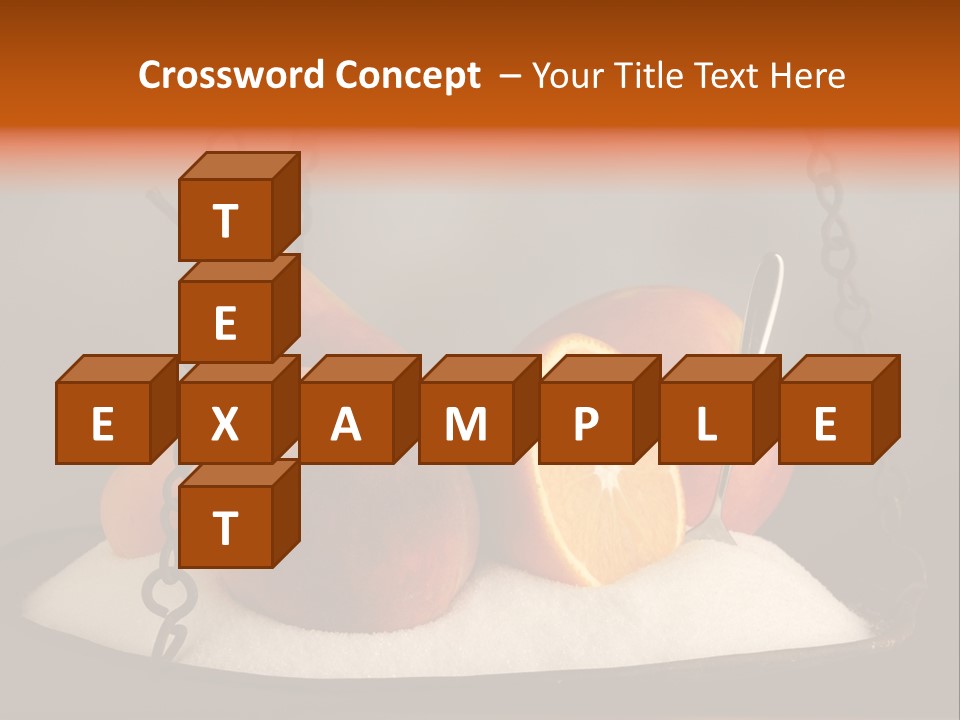 Cucharadita Postre Dulce PowerPoint Template
