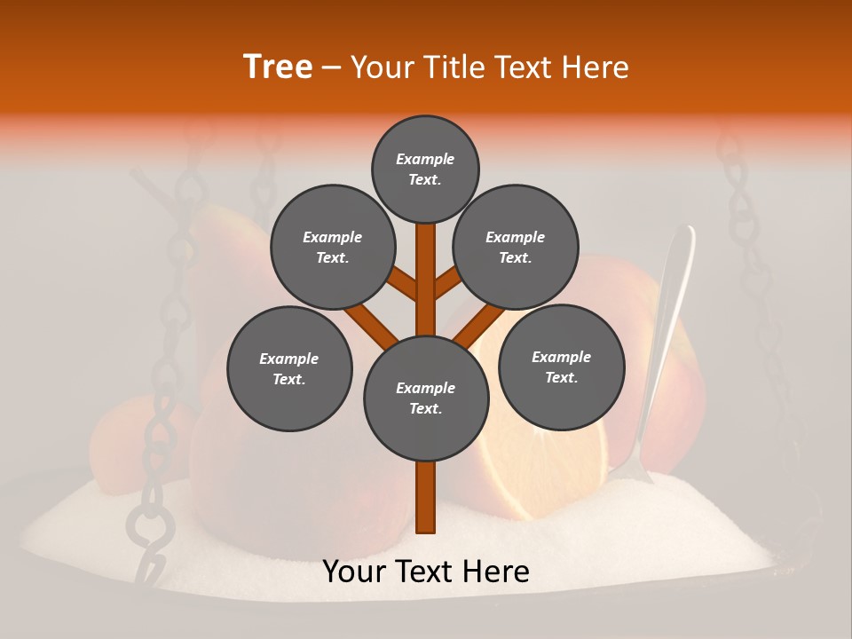 Cucharadita Postre Dulce PowerPoint Template