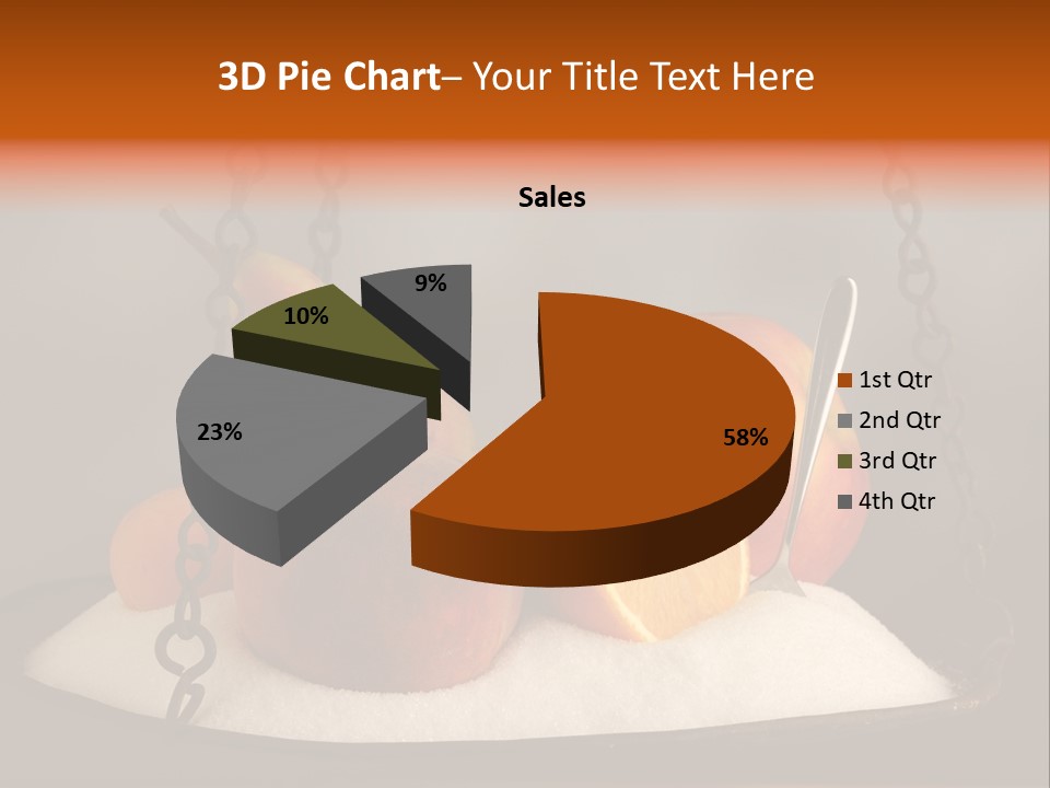 Cucharadita Postre Dulce PowerPoint Template